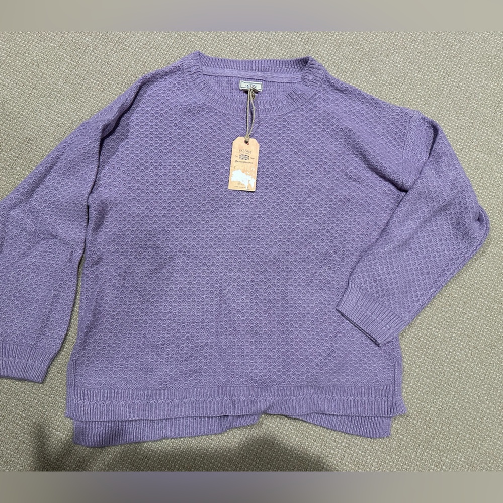 lilac sweater by Fat Face, size 10